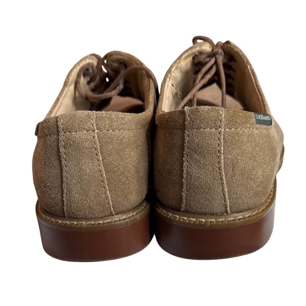 G.H. Bass Pasadena Suede Oxford Shoes Mens‎ 8M Tan Lace Up Casual Dress - Picture 2 of 7